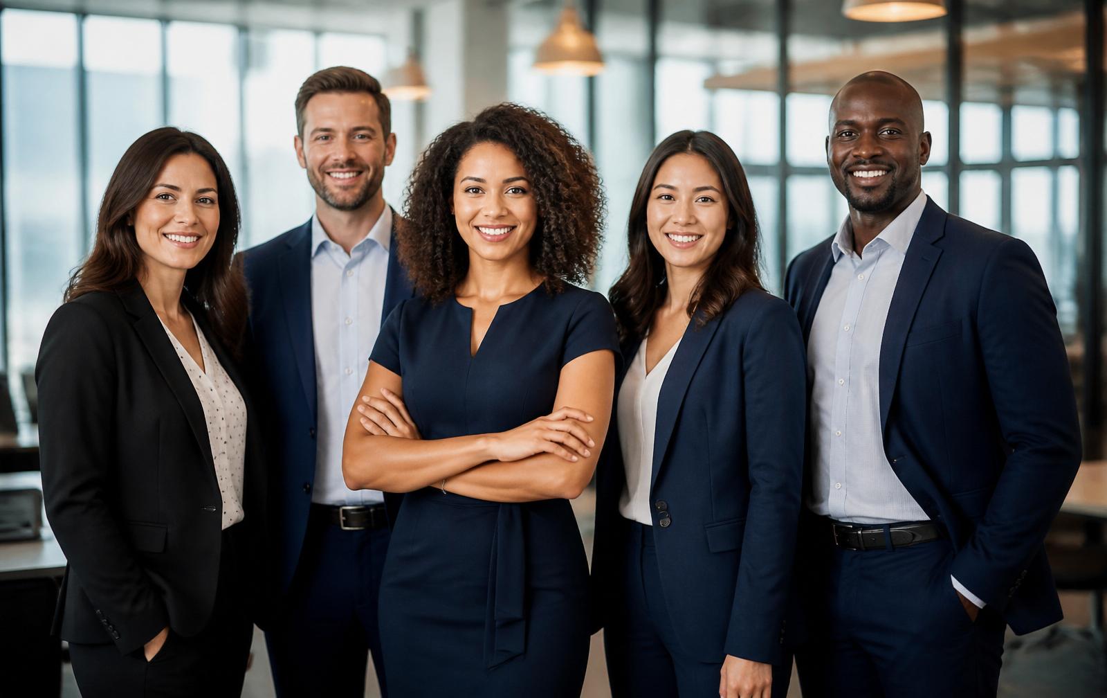Gary Edmonds Insurance Agency sales team in the office